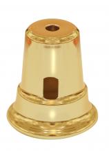 Satco Products Inc. 90/2353 - Heavy Duty Cup For Swing Arm Lamps; Polished Brass Finish; 2-1/2" Height; 2-1/4" Diameter