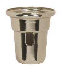 Satco Products Inc. 90/2354 - Heavy Duty Cup For Swing Arm Lamps; Nickel Finish; 2-1/2" Height; 2-1/4" Diameter