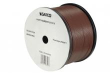 Satco Products Inc. 93/310 - Lamp And Lighting Bulk Wire; 18/2 SPT-2 105C; 2500 Foot/Reel; Brown