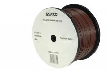 Satco Products Inc. 93/339 - Lamp And Lighting Bulk Wire; 18/2 SPT-1.5 105C; 2500 Foot/Reel; Brown