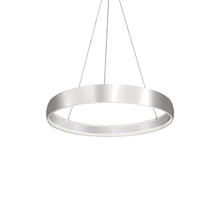 Kuzco Lighting Inc PD22735-BS - Halo 35-in Brushed Silver LED Pendant