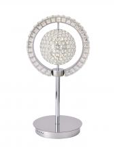 Bethel International Canada 6430T - Metal and Crystal LED Table Lamp