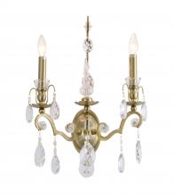 Bethel International Canada BET73 - Metal and Crystal Wall Sconce