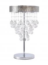 Bethel International Canada LX03T - Metal and Crystal Table Lamp