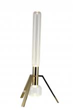 Bethel International Canada ZD13T25G - Metal and Glass LED Table Lamp